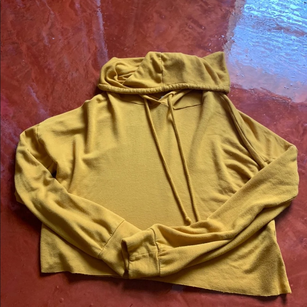 cropped hoodie